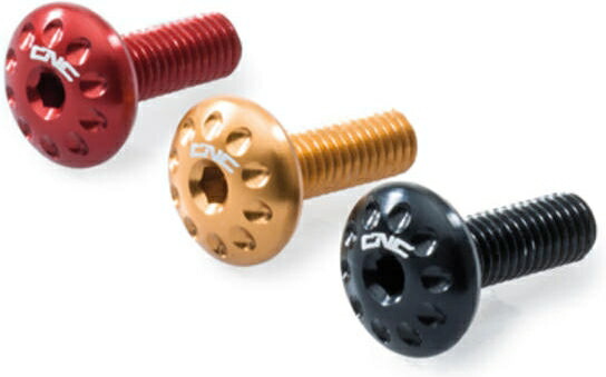 CNC Racing / シーエヌシーレーシング カーボン Fuel Tank Side Cover Screw Set Ducati Scrambler レッド | KV422R