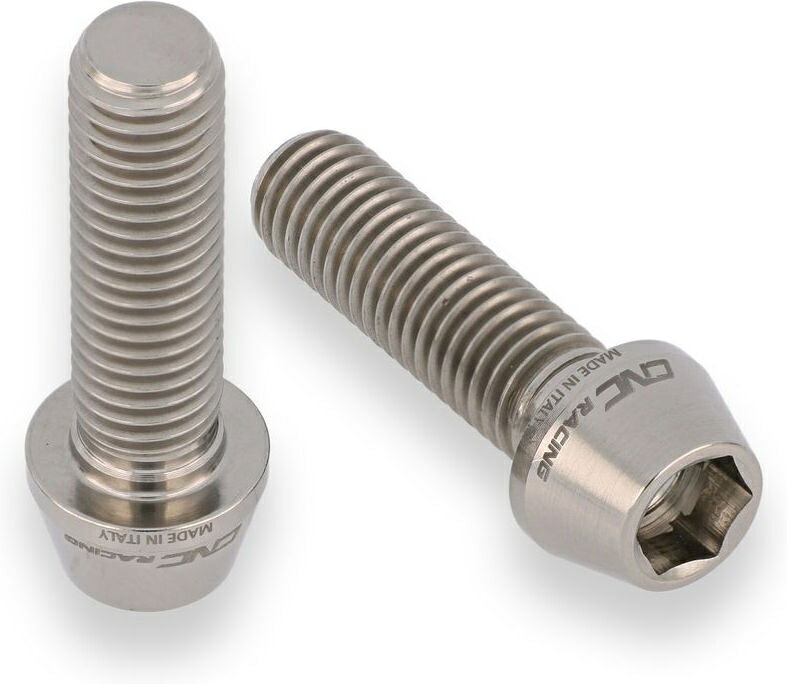 CNC Racing / シーエヌシーレーシング Rear Hub Swingarm Pinch Bolt (2 pcs) - チタン | KV437X