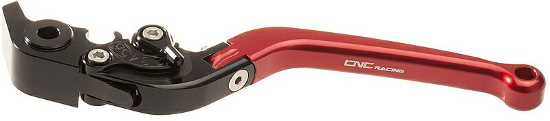 CNC Racing / シーエヌシーレーシング クラッチレバー - ロング可倒式 180 mm レッド | LCF44R