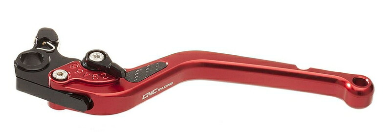 CNC Racing / シーエヌシーレーシング クラッチレバー - ロング 180 mm レッド | LCL41R｜ワンダーテック