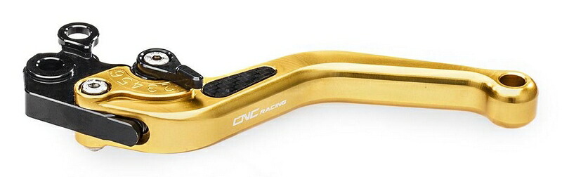 CNC Racing / シーエヌシーレーシング クラッチレバー - ショートモデル 150 Mm ゴールド | LCS07G｜ワンダーテック
