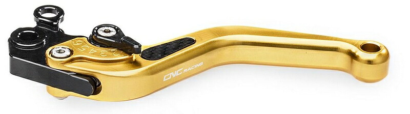 CNC Racing / シーエヌシーレーシング クラッチレバー - ショートモデル 150 Mm ゴールド | LCS22G｜ワンダーテック