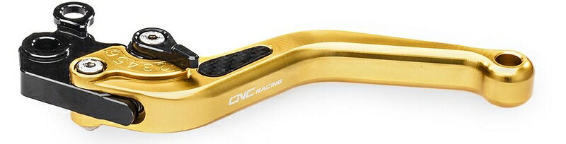 CNC Racing / シーエヌシーレーシング クラッチレバー - ショートモデル 150 Mm ゴールド | LCS23G|ワンダーテック
