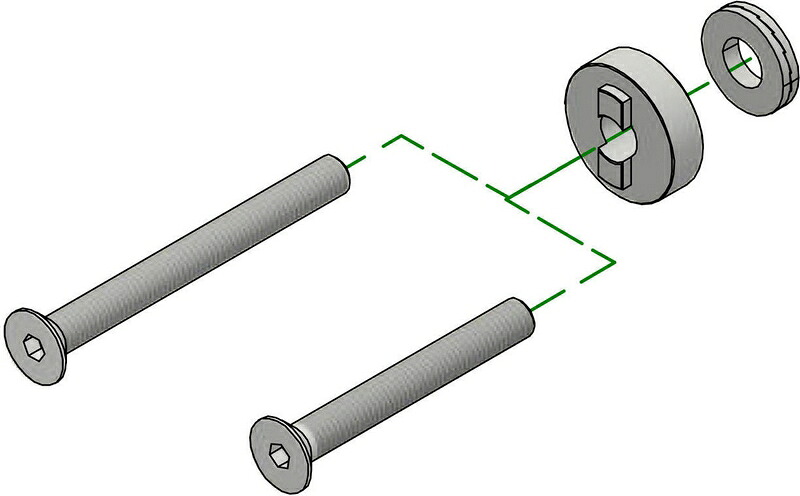 CNC Racing / シーエヌシーレーシング Adapter for bar-end mirror on Aprilia RS 660 | MRA05B