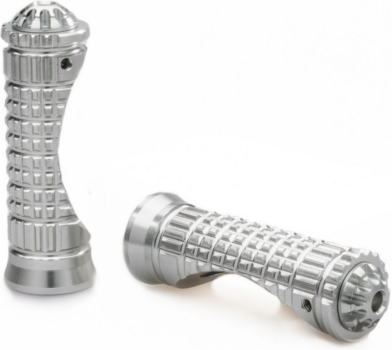 CNC Racing / シーエヌシーレーシング Footpegs - Fixed Universal M8/M6 シルバー | PC106S｜ワンダーテック