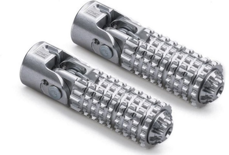 CNC Racing / シーエヌシーレーシング Footpegs Folding Universal - Sport シルバー | PC121S|ワンダーテック