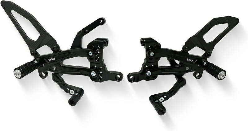 CNC Racing / シーエヌシーレーシング Adjustable rearsets Ducati Streetfighter V4(ストリートファイターV4) カーボン | PE410B