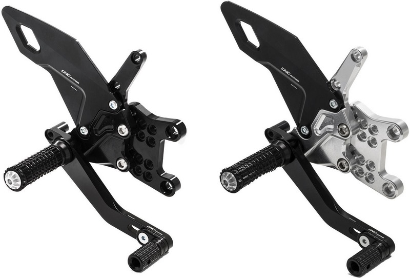 CNC Racing / シーエヌシーレーシング REAR SETS ADJUSTABLE EASY FOR APRILIA RSV4 - TUONO | PE505B