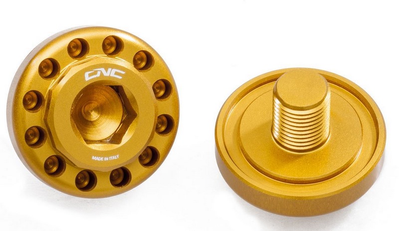 CNC Racing / シーエヌシーレーシング Central Bolt Kit For Oem Rearsets Ducati ゴールド | PEV01G 14,625円