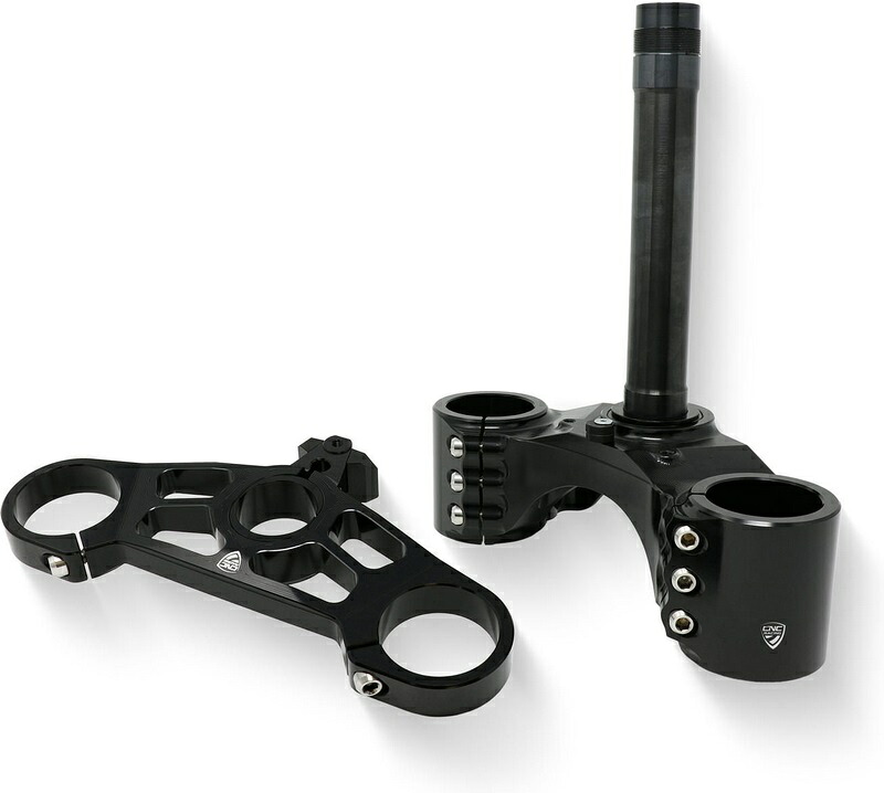 CNC Racing / シーエヌシーレーシング トリプルクランプ Ducati 848 O53-53 mm - Adjustable offset ブラック | PS513B