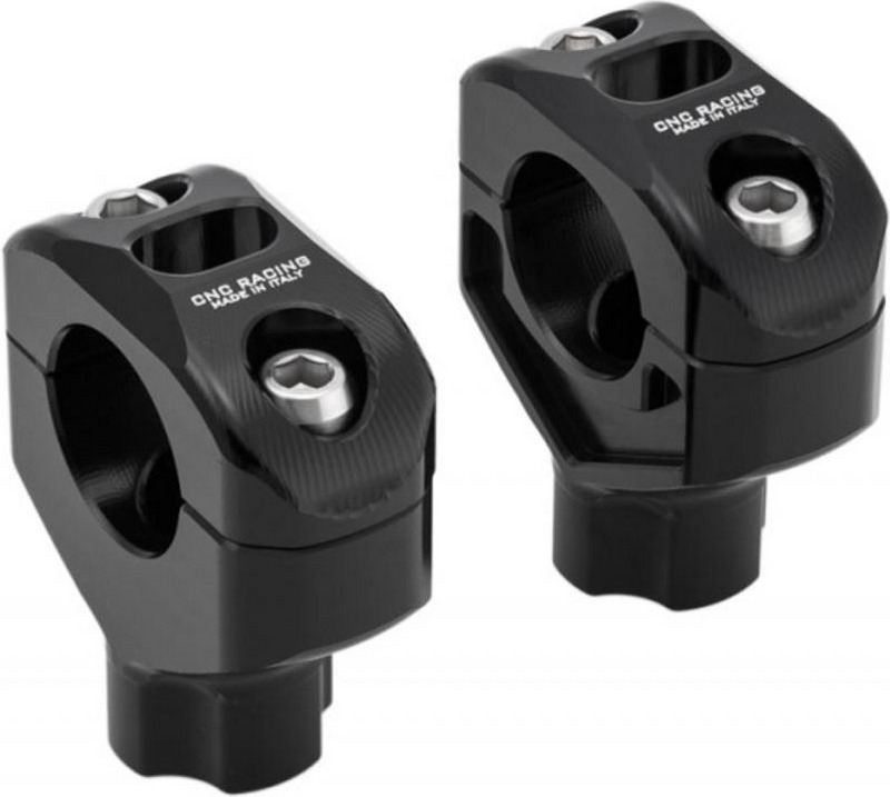 CNC Racing / シーエヌシーレーシング ライザー ハンドルバー conical height 48 mm ブラック | RM221B｜ワンダーテック