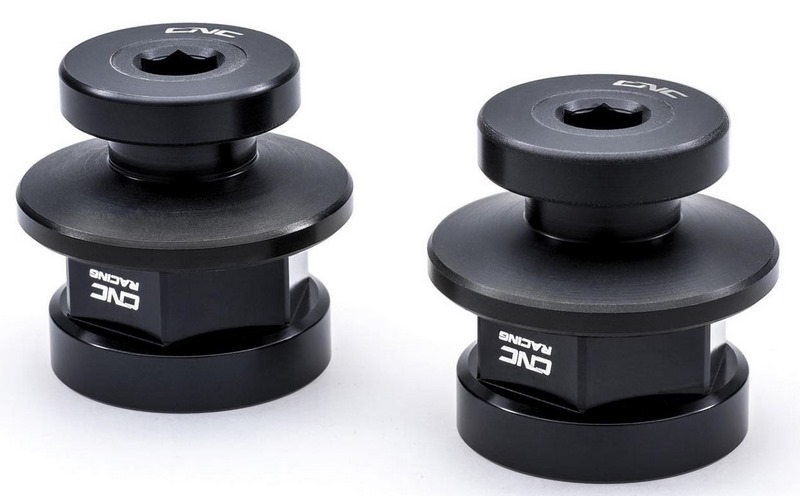 CNC Racing / シーエヌシーレーシング リアホイールナット Ducati - With Support Stand ブラック | SC200B｜ワンダーテック