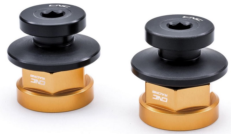 CNC Racing / シーエヌシーレーシング リアホイールナット Ducati - With Support Stand ゴールド | SC200G｜ワンダーテック