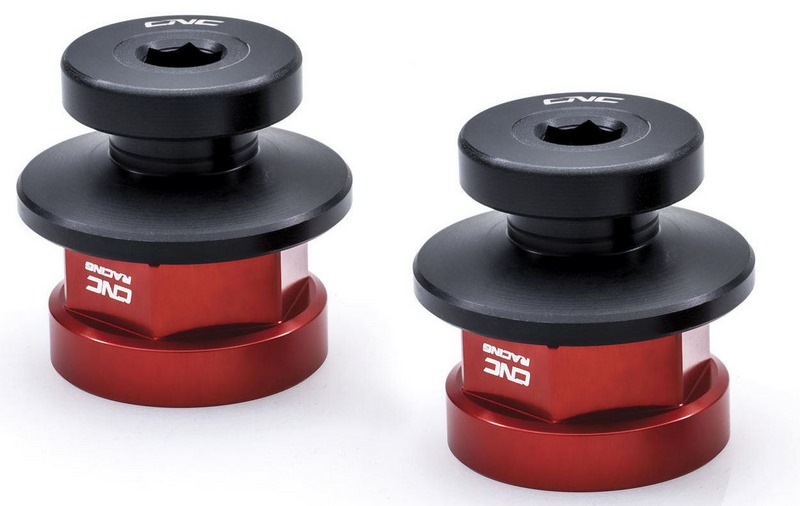 CNC Racing / シーエヌシーレーシング リアホイールナット Ducati - With Support Stand レッド | SC200R｜ワンダーテック