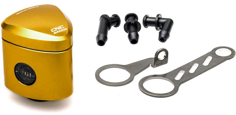 CNC Racing / シーエヌシーレーシング フルードリザーバーリアブレーキ / クラッチ 12 Ml Rebel ゴールド | SE500G