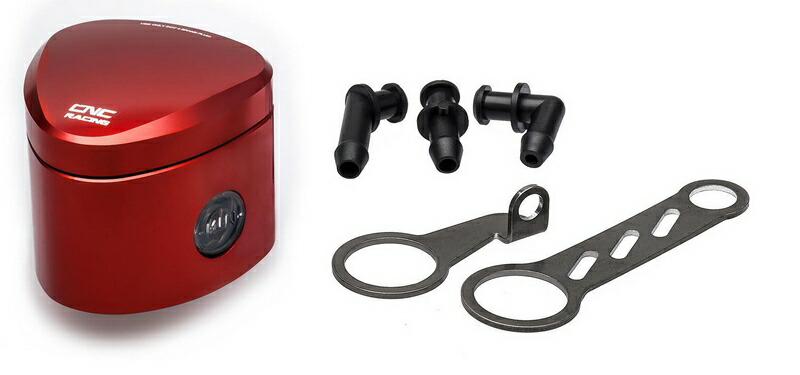 CNC Racing / シーエヌシーレーシング フルードリザーバーフロントブレーキ 25 Ml Rebel レッド | SE501R