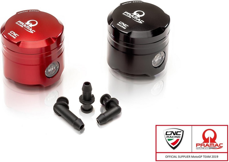 CNC Racing / シーエヌシーレーシング Fluid oil reservoir brake-クラッチ 25 ml MONOCHROME included three outflow Pramac Racing リミテッドエディション ブラック | SE701BPR|ワンダーテック