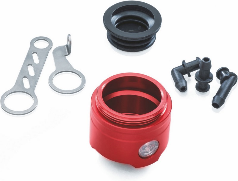 CNC Racing / シーエヌシーレーシング フルードリザーバーフロントブレーキ 25 Ml With Level Window - Only Body レッド | SEB25R