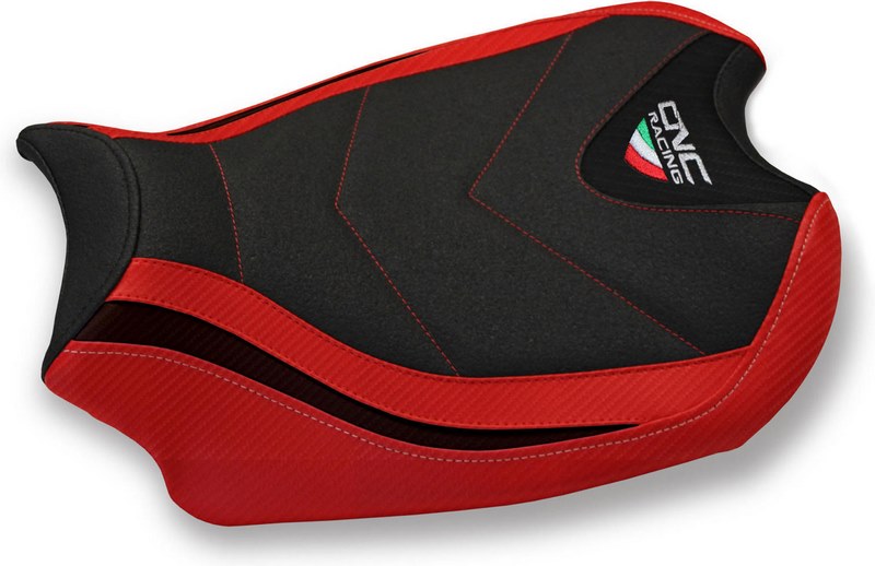 CNC Racing / シーエヌシーレーシング シート cover Ducati 955 Panigale V2 ブラック/レッド | SLD03BR