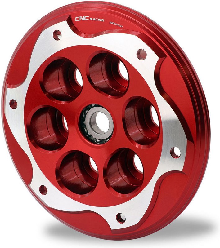 CNC Racing / シーエヌシーレーシング Pressure plate BMW - バイカラー レッド/シルバー | SP800RS