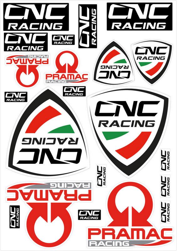 CNC Racing / シーエヌシーレーシング Stickers kit ブラック | STK01B