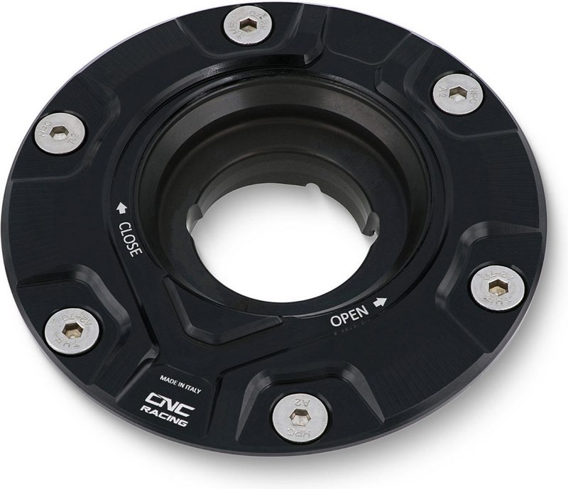 CNC Racing / シーエヌシーレーシング フューエルタンクキャップ - フランジギア ブラック | TSB12B|ワンダーテック