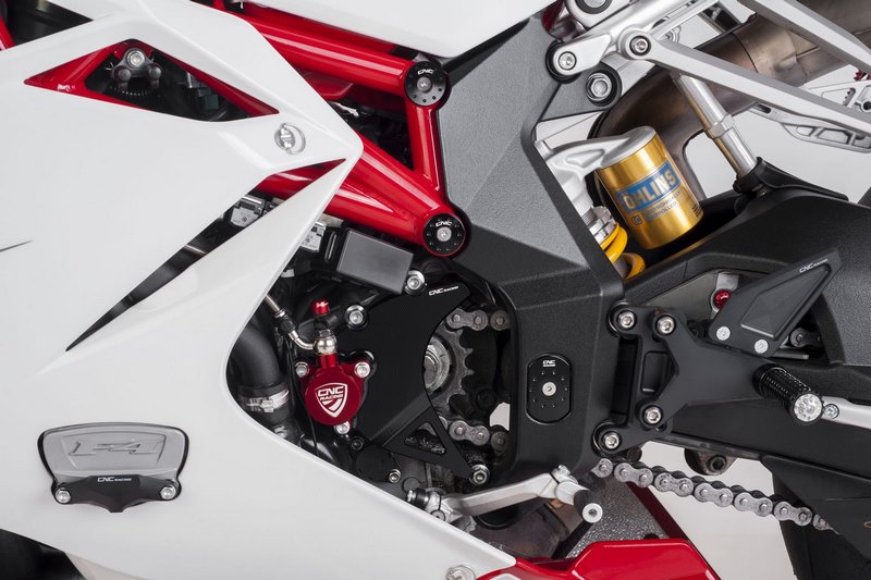 CNC Racing / シーエヌシーレーシングフレームキャップセット Mv Agusta F4 ブラック | TT334B｜ワンダーテック
