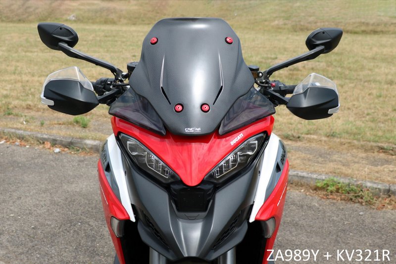 CNC Racing / シーエヌシーレーシング スポーツスクリーン Ducati Multistrada V4（ムルティストラーダV4） - カーボン | ZA989Y｜ワンダーテック 54,900円