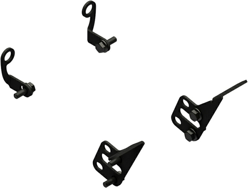 CNC Racing / シーエヌシーレーシング GP DUCTS - マウンティングキット ブラック | ZAB22B