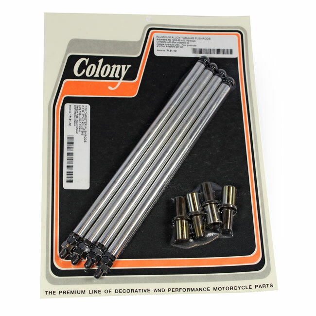 COLONY- aluminum adj. pushrod solid conversion kit. Pan | 989422