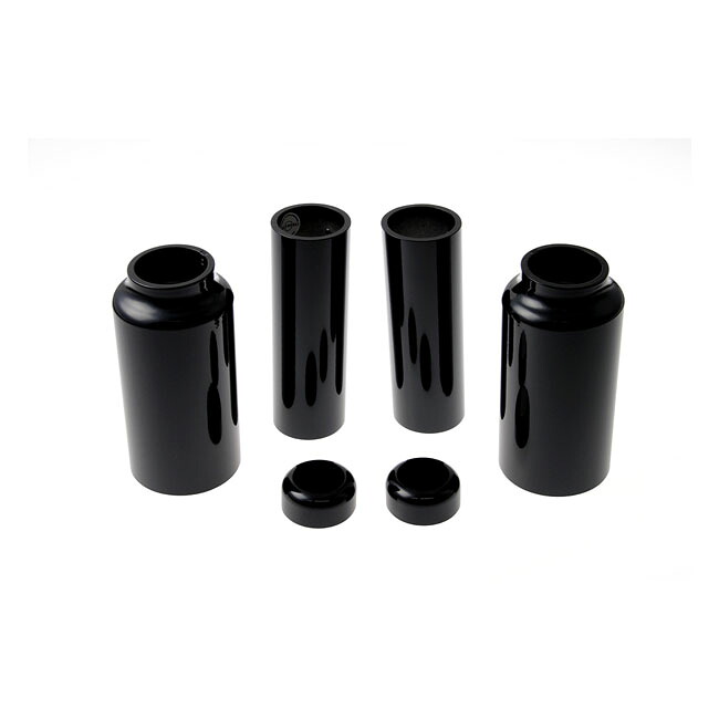 CULT-WERK- 6-piece fork tube cover kit. Gloss black | 558633