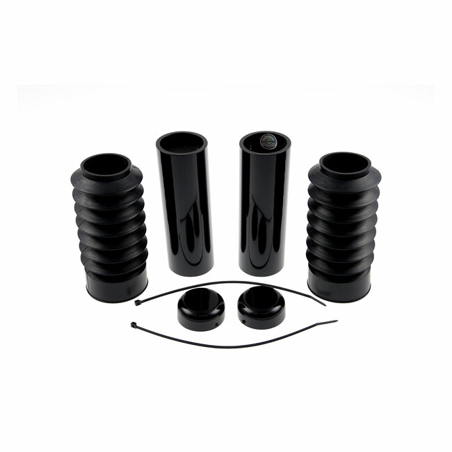 CULT-WERK- 6-piece fork tube cover kit. Gloss black | 558634 33,085円