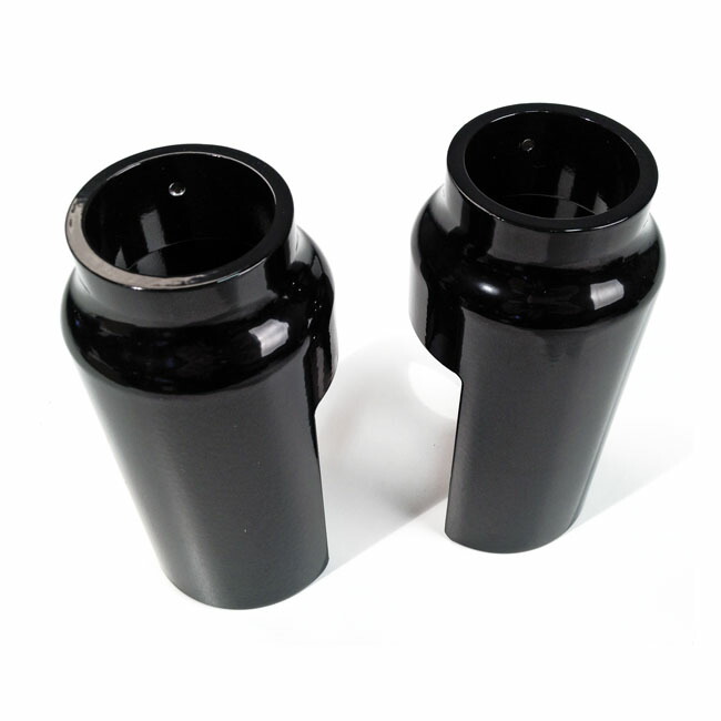 CULT-WERK- 2-piece lower fork tube cover kit- gloss black | 963015|ワンダーテック