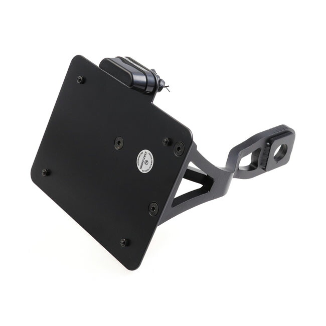 CULT-WERK- side mount license plate bracket black. CH | 964989