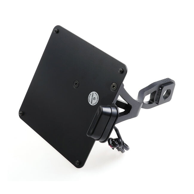 CULT-WERK- side mount license plate bracket black. IT | 964990