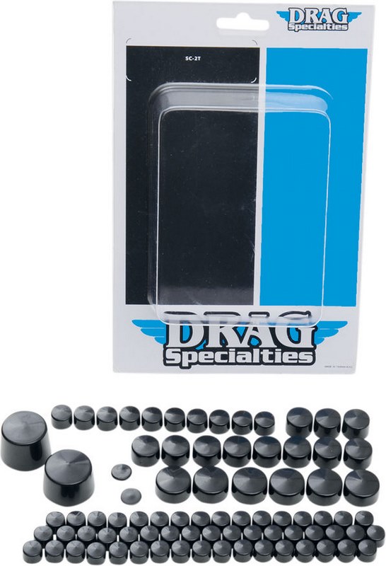Drag / ドラッグスペシャリティーズ ボルトカバー 07-10FXST ブラック | 352012