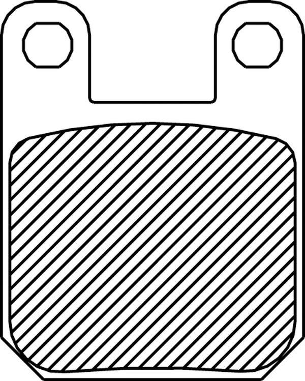Drag / ドラッグスペシャリティーズ BRAKE PAD-DRAG SINTERD | FAD115HH
