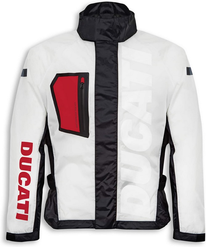 Ducati / ドゥカティ純正アクセサリー Aqua レインジャケット クリア メンズ | 981071215｜ワンダーテック