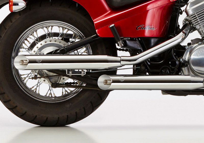 FALCON （ファルコン） Cromo Line 4 サイレンサー　右側 2マニフォールド付き　シルバーHONDA VT 600 | 65240410