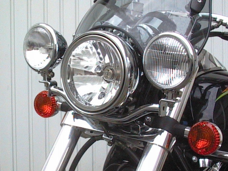 FEHLING / フェーリング ライトバー 後付ヘッドライト用 for KA VN 1500 Mean Streak | 7706