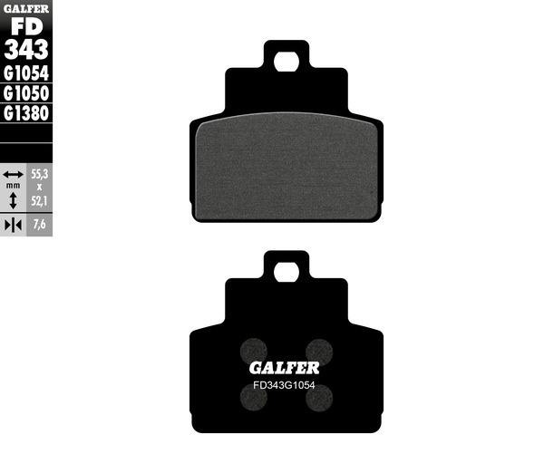 Galfer / ガルファー ブレーキパッド セミメタル | FD343G1054