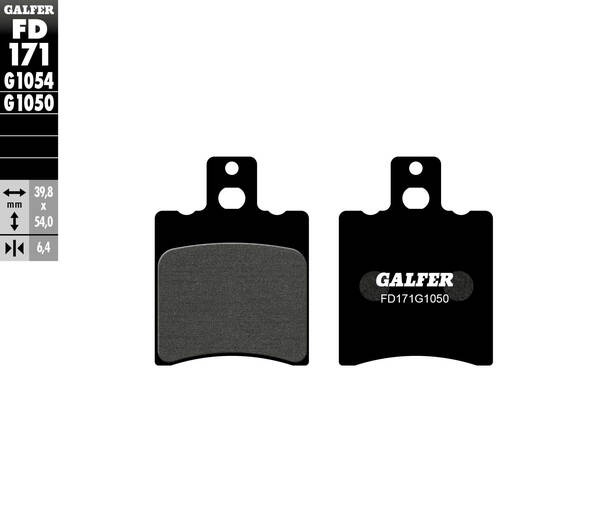 Galfer / ガルファー ブレーキパッド セミメタル スクーター | FD171G1050