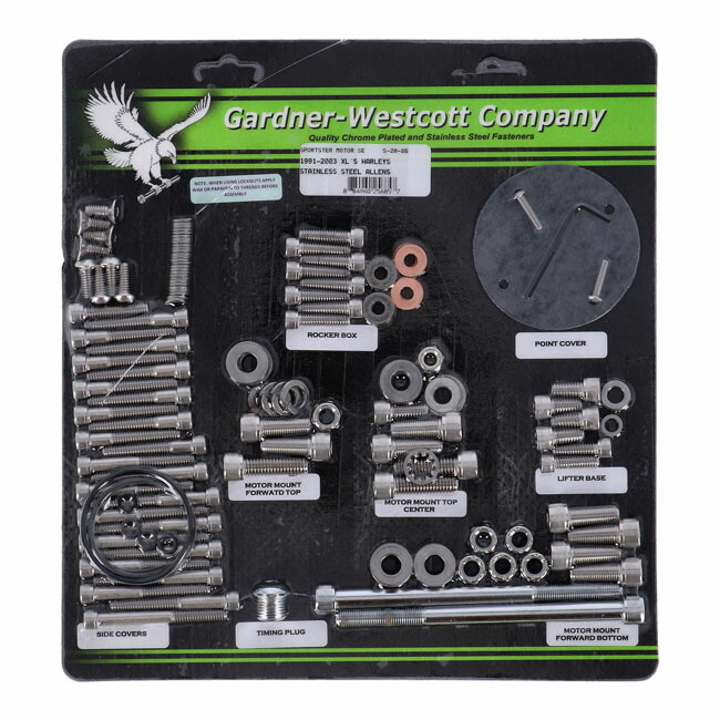 【楽天市場】GARDNERWESTCOTT Motor screw set ss allen 503128:ワンダーテック