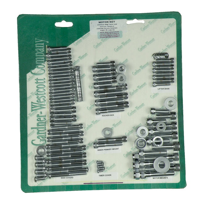 GARDNER-WESTCOTT Motor screw set- chrome allen | 510844