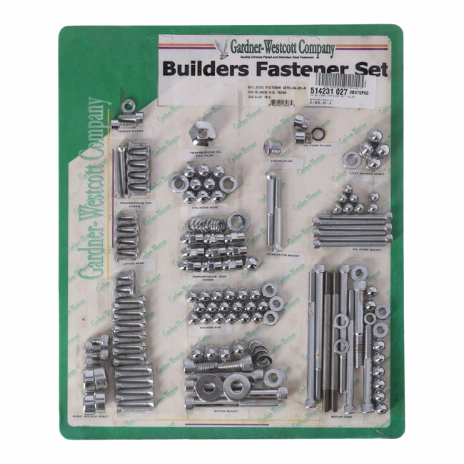 【楽天市場】GARDNERWESTCOTT Builders fastener set allen 514231:ワンダーテック