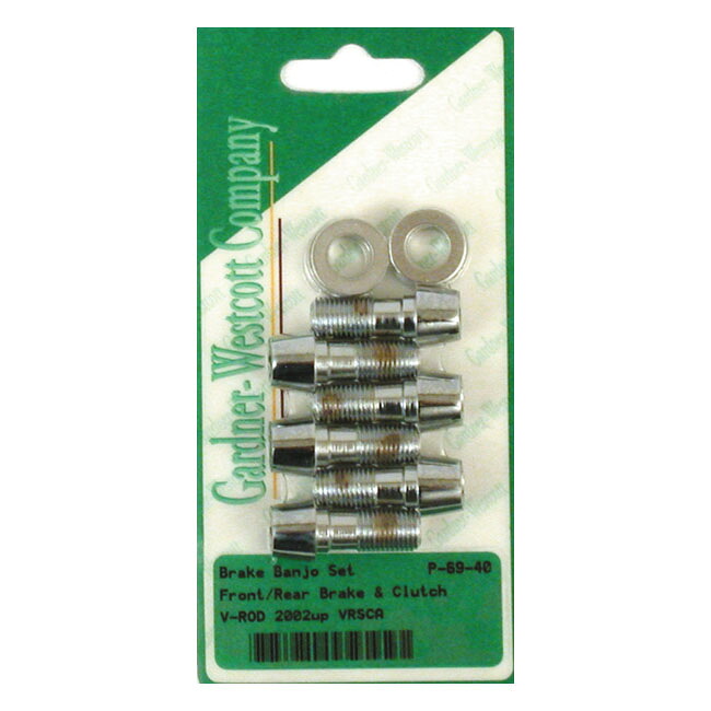 GARDNER-WESTCOTT Banjo bolt set (pol. chrome) | 514296