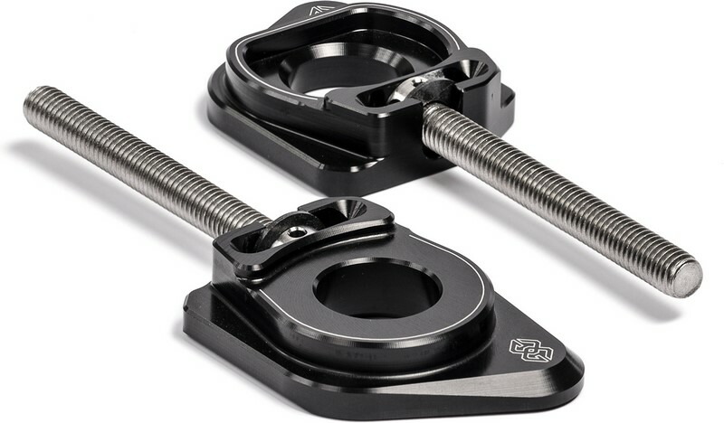GILLES TOOLING / ギルズツーリング チェーンアジャスター AXB ブラック KAWASAKI | AXB-ZXJBF-B