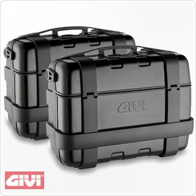 GIVI - ジビ トップ＆サイドケース モノキー TREKKER 33L ブラック &minus;単体2個&minus; | TRK33BPACK2｜ワンダーテック