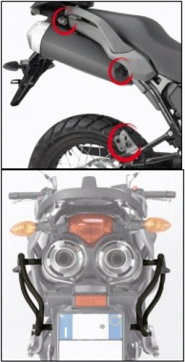 Givi / ジビ RAPID - サイドラック 取り外し可能 | PLXR2122｜ワンダーテック