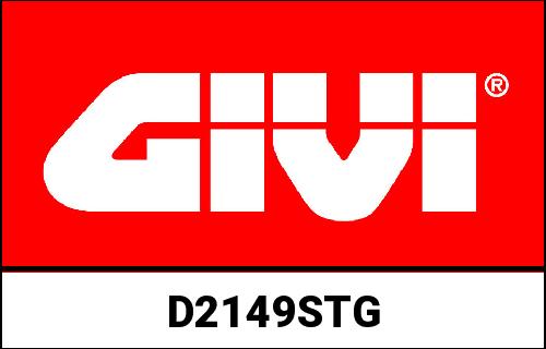 Givi / ジビ ウインドスクリーン クリア 720 mm(高さ) 600 mm(幅) for Yamaha Tricity トリシティ 300 (2020) | D2149STG|ワンダーテック